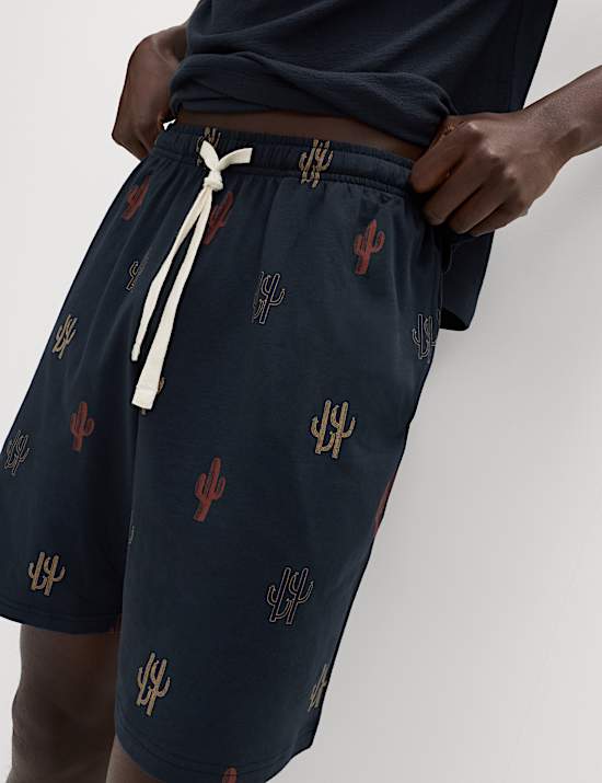Pure Cotton Cactus Print Pyjama Set