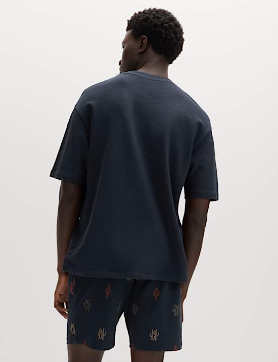 Pure Cotton Cactus Print Pyjama Set