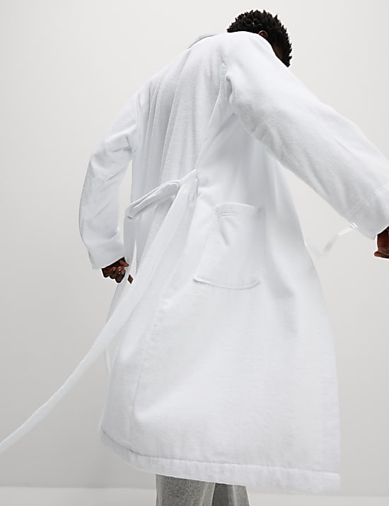 Pure Cotton Towelling Dressing Gown