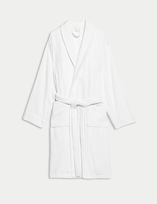 Pure Cotton Towelling Dressing Gown