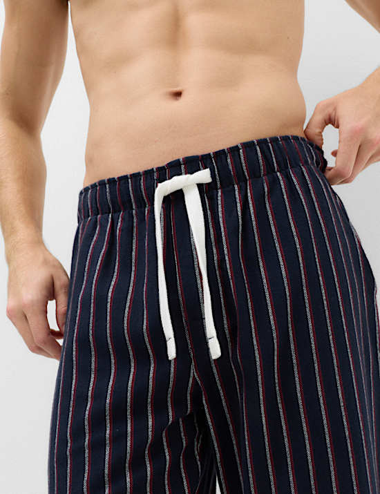 Pure Cotton Striped Pyjama Bottoms