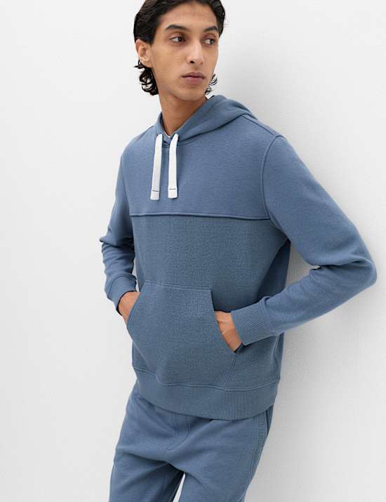 Cotton Rich Ribbed Hoodie