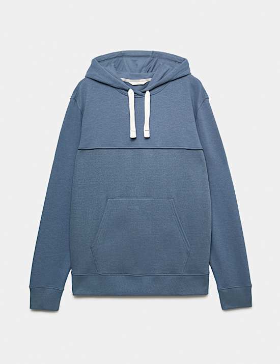 Cotton Rich Ribbed Hoodie