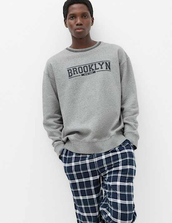 Cotton Rich Loungewear Sweatshirt