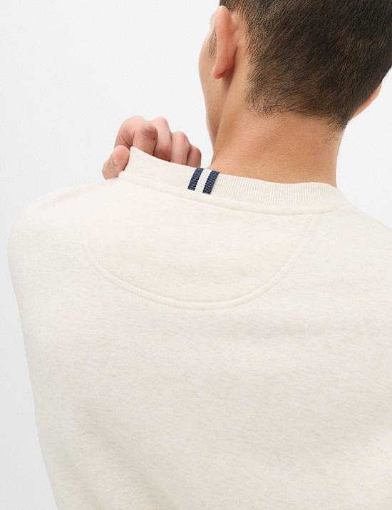 Cotton Rich Graphic Loungewear Sweatshirt