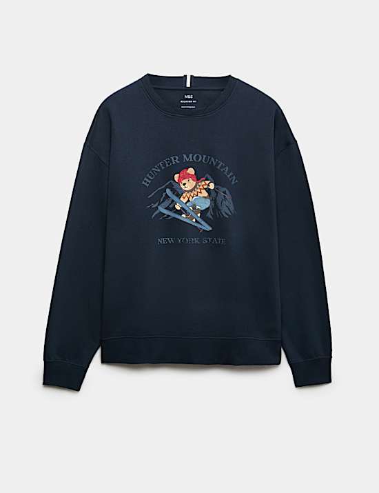 Cotton Rich Spencer Bear&trade; Loungewear Sweatshirt