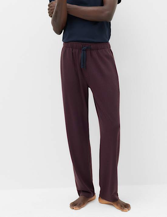 Herringbone Loungewear Bottoms