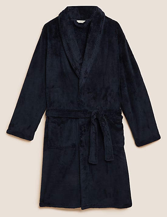 Mens towelling dressing gown m&s cheap