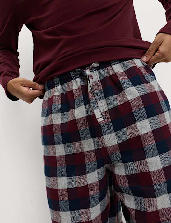 Pyjama en coton peigné