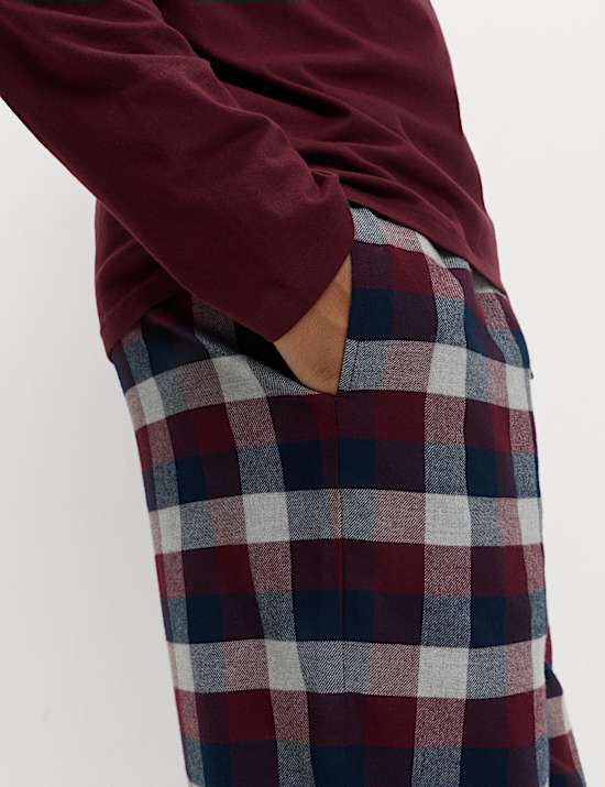 Pyjama en coton peigné