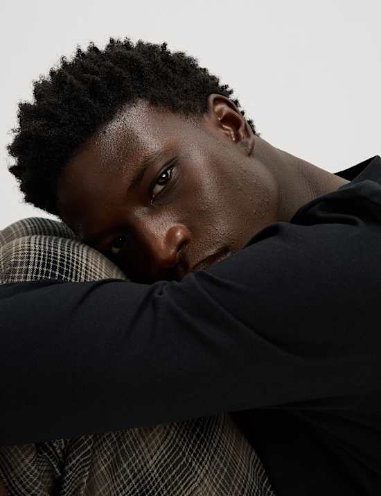 Brushed Cotton Ombre Check Pyjama Set