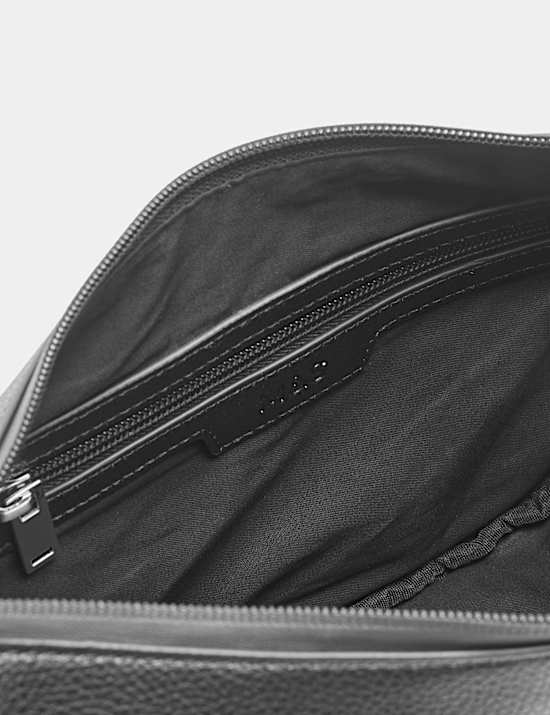 Textured Pebble Grain Cross Body Bag