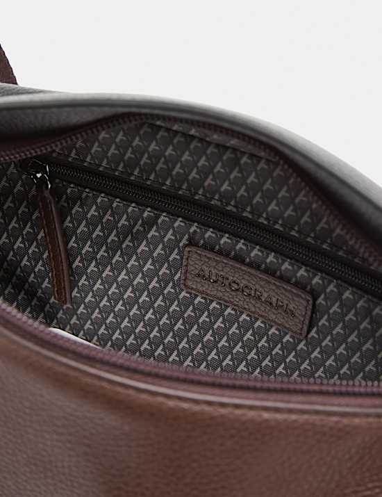 Leather Pebble Grain Cross Body Bag