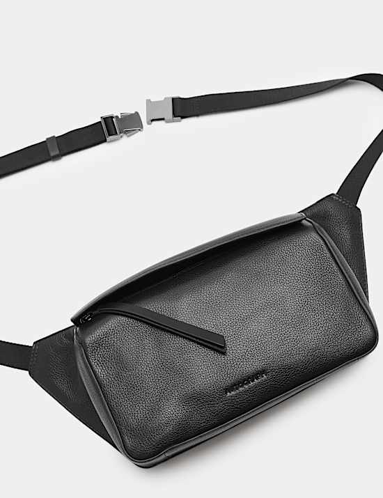 Leather Pebble Grain Cross Body Bag