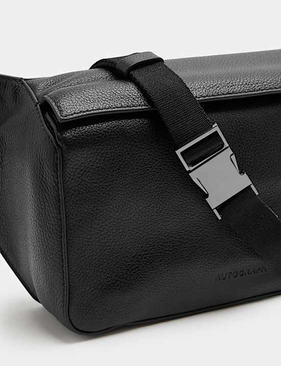 Leather Pebble Grain Cross Body Bag