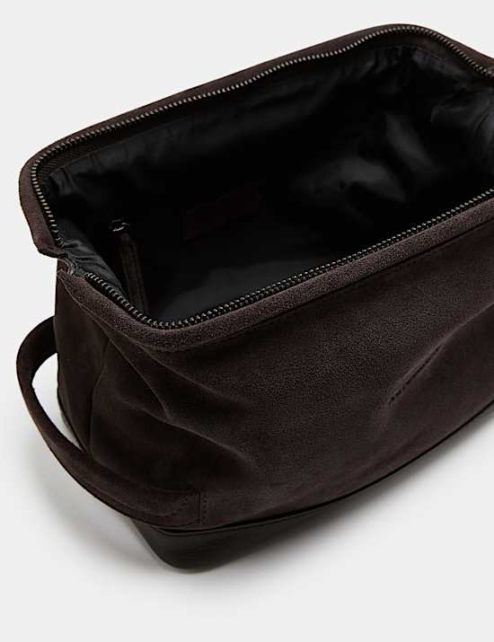 Suede Washbag