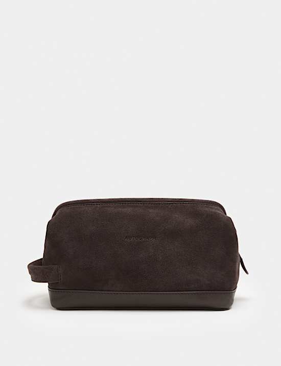 Suede Washbag
