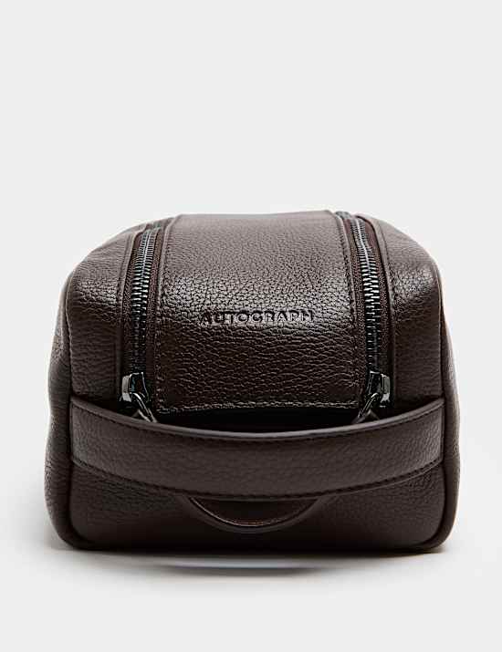 Leather Wash Bag