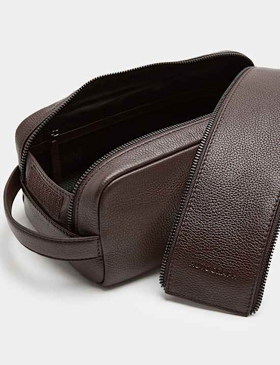 Leather Wash Bag