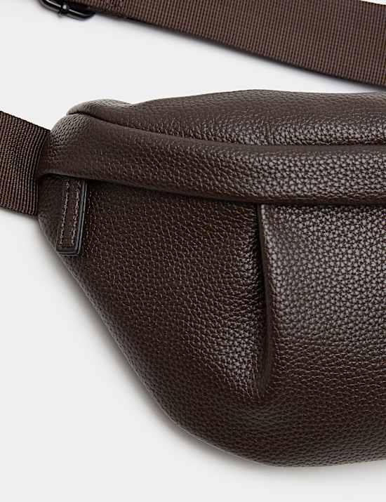 Pebble Grain Mock Leather Bumbag
