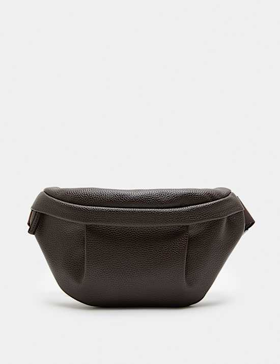 Pebble Grain Mock Leather Bumbag