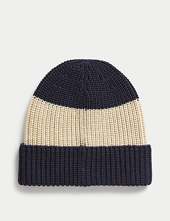 Striped Beanie Hat