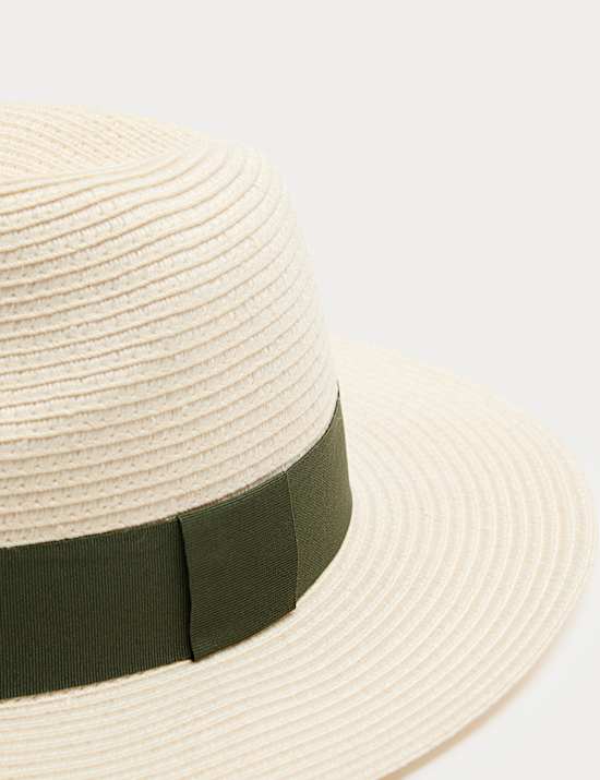 Braided Broad Brim Hat