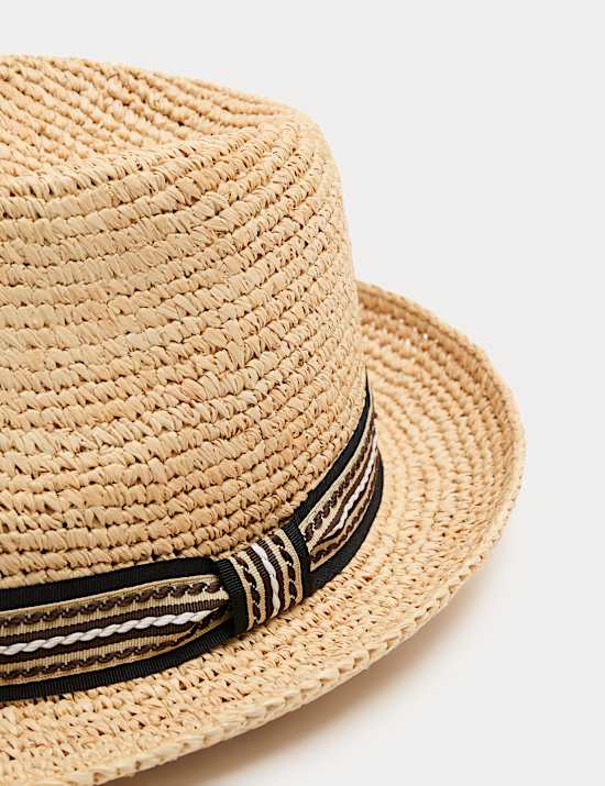 Straw Mid Brim Hat