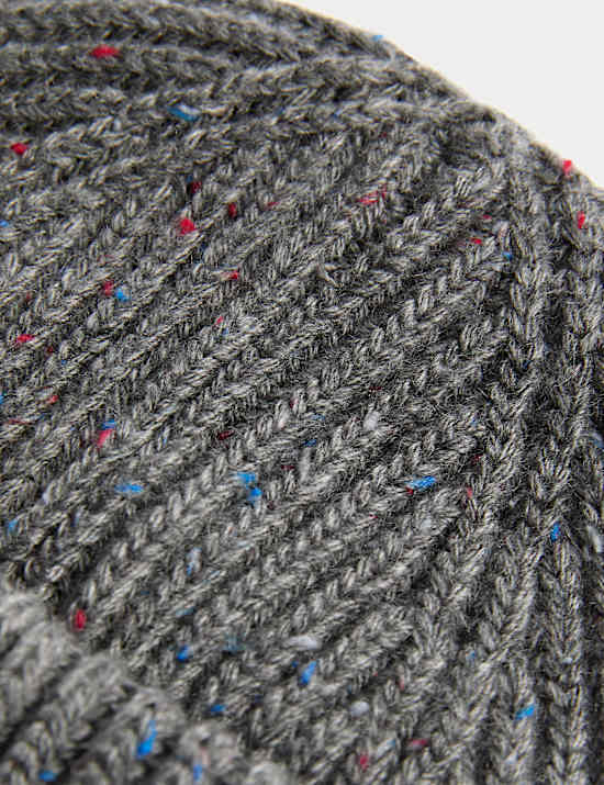 Fisherman Ribbed Beanie Hat