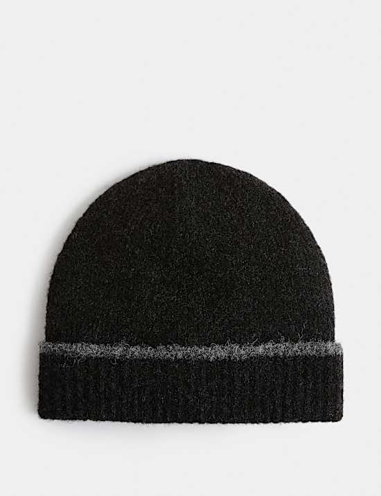 Textured Beanie Hat with Thermowarmth