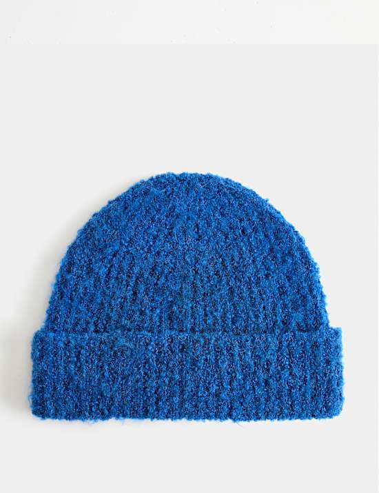 Gorro texturizado con lana