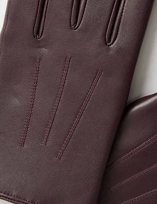 Leather Gloves with Thermowarmth&trade;