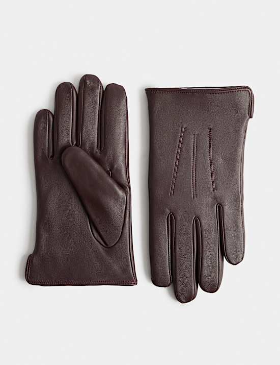 Leather Gloves with Thermowarmth&trade;