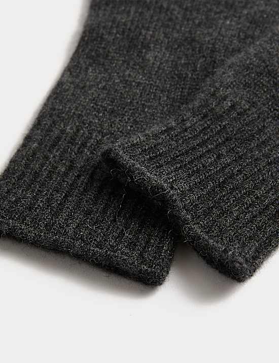 Pure Cashmere Knitted Gloves