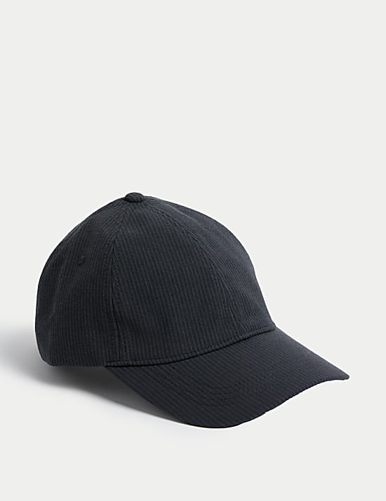Cotton Rich Seersucker Baseball Cap