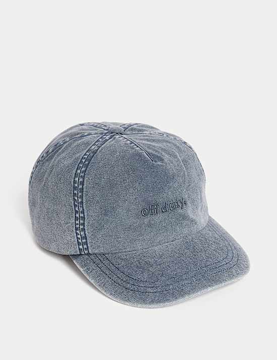 Pure Cotton Slogan Baseball Cap