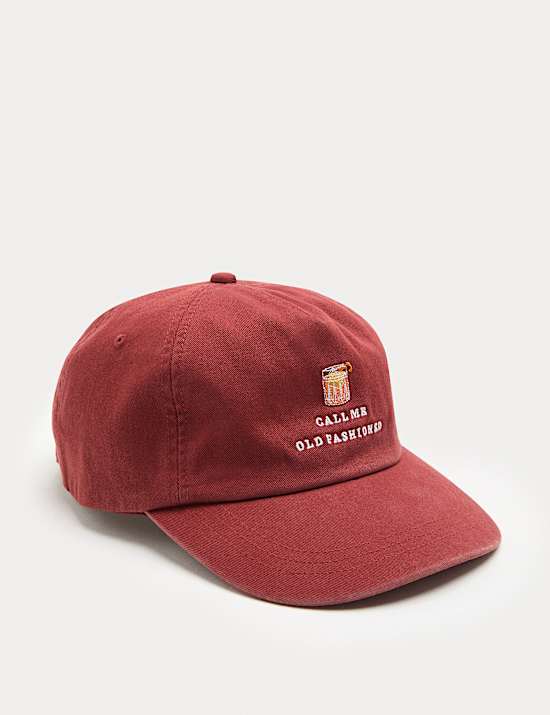 Bestickte Baseballm&uuml;tze aus reiner Baumwolle