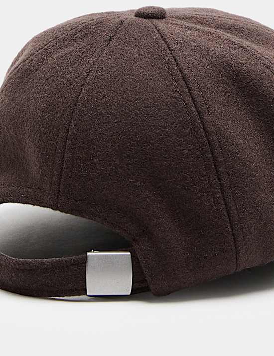 Wool Blend Baseball Cap