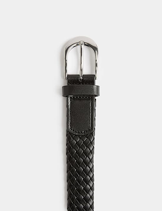 Leather Braided Belt