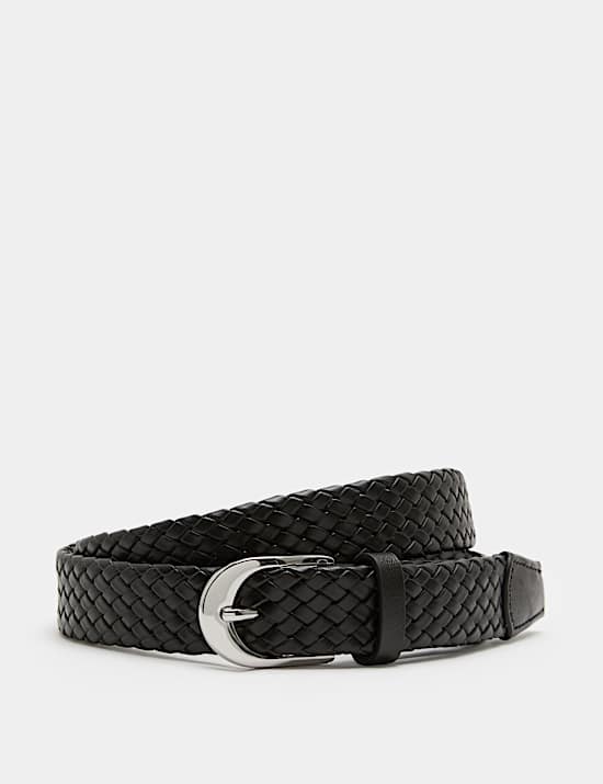 Leather Braided Belt