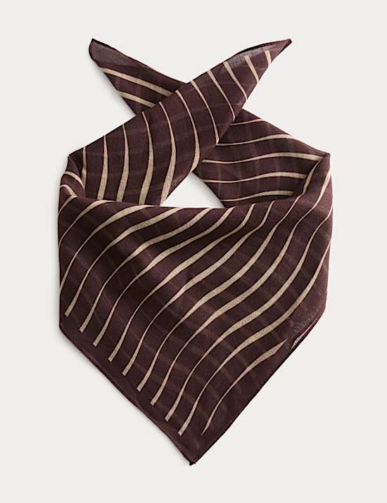 Bandana aus reiner Baumwolle mit Muster