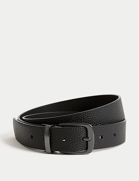 Leather Casual Buckle Belt