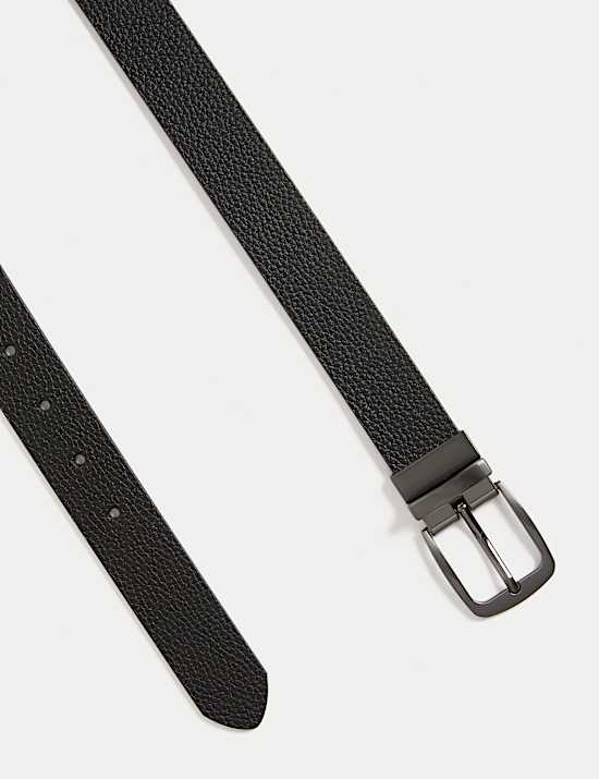 Leather Casual Buckle Belt