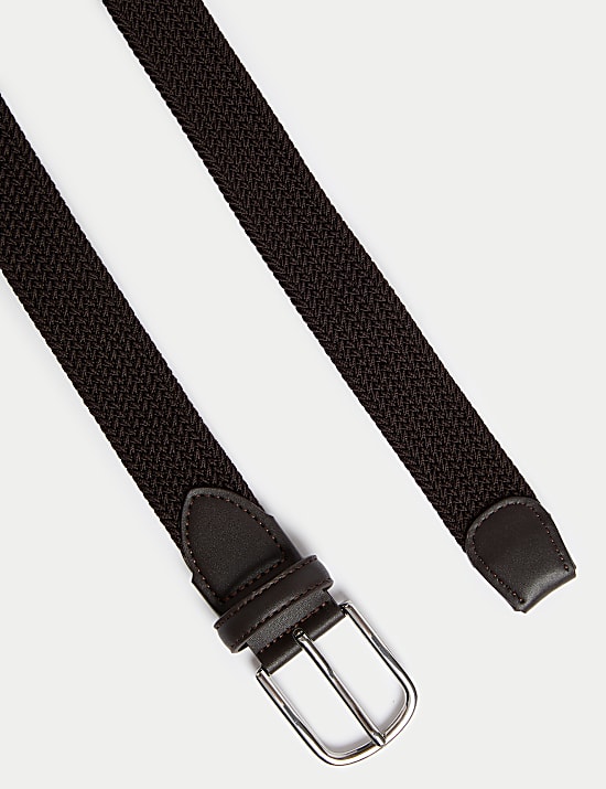 Cinturón elástico tejido con cinturilla activa