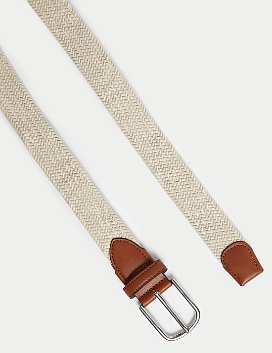 Ceinture tressée extensible