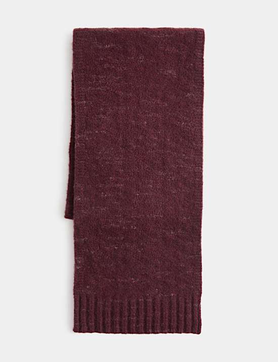 Knitted Scarf with Wool