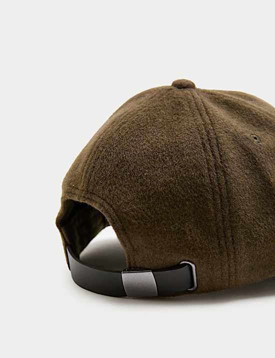 Wool Blend Baseball Cap