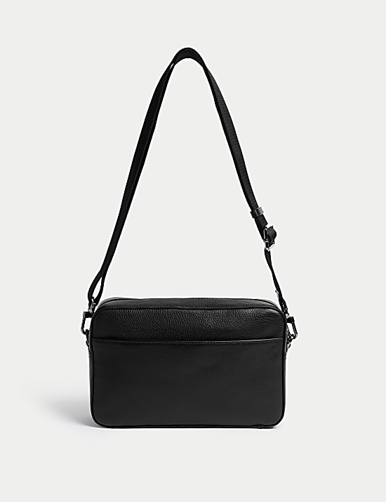 Leather Pebble Grain Cross Body Bag