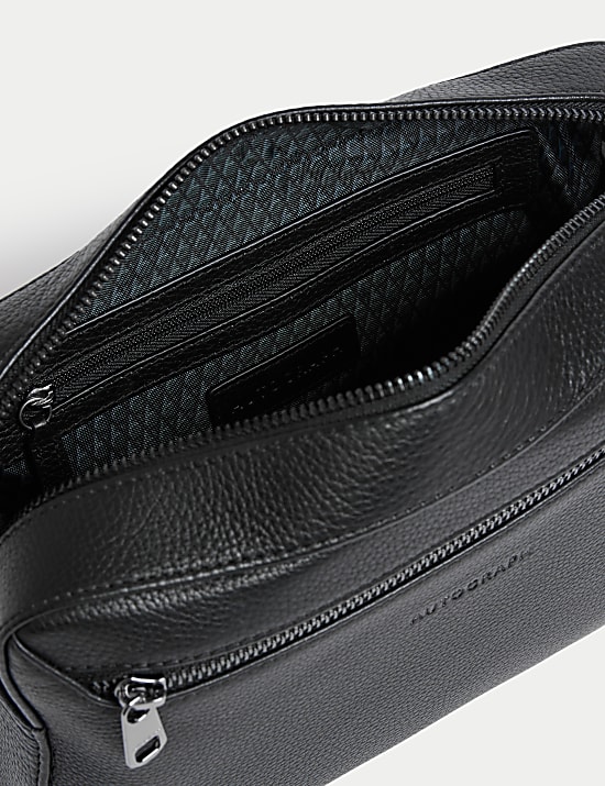 Leather Pebble Grain Cross Body Bag