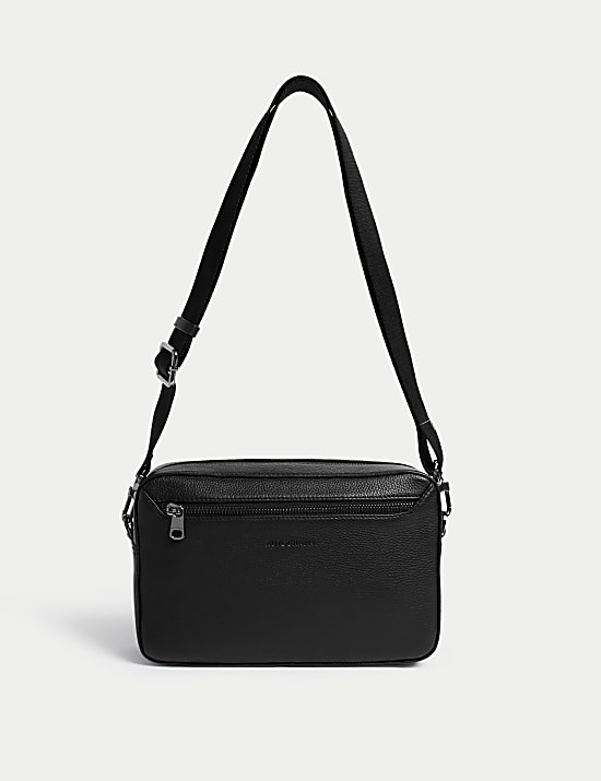 Leather Pebble Grain Cross Body Bag